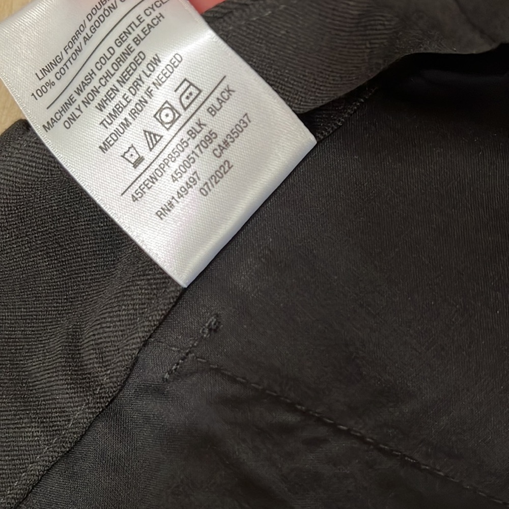 FAVORITE DAUGHTER The Favorite Pant Pleat Pants BLACK SIZE 12 NEW. 0694 - Picture 8 of 8